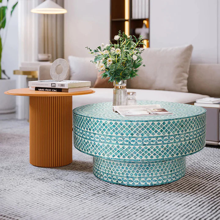 Transform Your Lounge Room with Inlay and Shell Coffee Tables