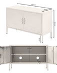 ArtissIn Buffet Sideboard Metal Cabinet - BASE White