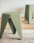 Artiss 4PC Puzzle Stool Bar Stools Stackable Green