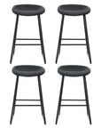 Artiss 4x Bar Stools Kitchen Dining Chairs Counter Stool PU Leather Metal