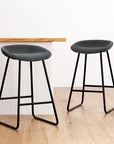 Artiss 4x Bar Stools Kitchen Dining Chairs Counter Stool PU Leather Metal