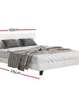 Artiss Bed Frame Queen Size Boucle NEO