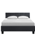 Artiss Bed Frame Queen Size Charcoal TINO