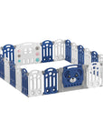 Keezi Kids Baby Playpen 24 Panels Safety Gate Toddler Fence Barrier Play Game