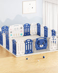 Keezi Kids Baby Playpen 24 Panels Safety Gate Toddler Fence Barrier Play Game