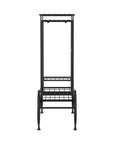 Plant Stand 6 Tier Iron 4 Wheeler