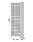 Shoe Rack 12-tier 36 Pairs Storage White