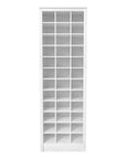 Shoe Rack 12-tier 36 Pairs Storage White