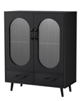 Artiss Buffet Sideboard Double Doors - Black