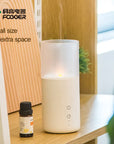 USB roma diffuser gold Mini flame diffuser essential oil aroma diffuser for home office