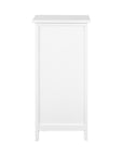 Anna Bedside Table Bathroom Storage Cabinet 3 Drawers White