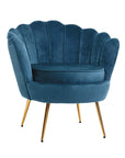 Armchair Velvet Blue Callista