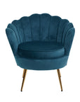 Armchair Velvet Blue Callista