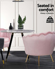 Armchair Velvet Pink Callista