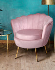 Armchair Velvet Pink Callista