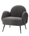 Armchair Boucle Charcoal Hanes