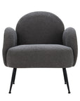 Armchair Boucle Charcoal Hanes