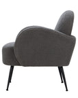 Armchair Boucle Charcoal Hanes