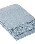 Oxford Throw - Merino Wool Blend - Sky Blue