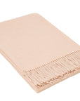 Paddington Throw - Fine Wool Blend - Blush