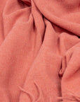 Paddington Throw - Fine Wool Blend - Peach