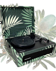 Crosley Voyager Turntable Record Player 3 Speed Bluetooth Tropical Fern Green