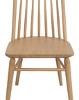 Riviera Solid Oak Dining Chair - Set of 2 (Natural)