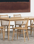 Riviera Solid Oak Dining Chair - Set of 2 (Natural)