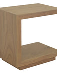 Oscar Solid Mindi Lamp Table (Natural)