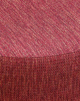 Manhattan Round Ottoman (Cherry Red)