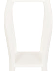 Cabriole Leg Plant Stand (White)