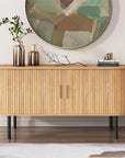 Ripple Sideboard with Sliding Doors — Earthy Elegance Redefined