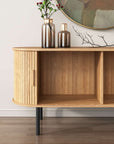 Ripple Sideboard with Sliding Doors — Earthy Elegance Redefined