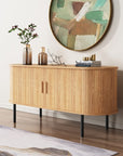 Ripple Sideboard with Sliding Doors — Earthy Elegance Redefined