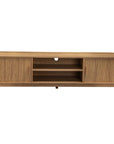 Lola Ribbed Natural Entertainment Unit