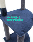 Cat Tree Multi Level Scratcher LUNA 96cm BLUE