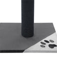 Grey Cat Scratching Tree Scratcher Post Pole Furniture Gym House