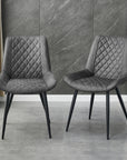 Tyler Fabric Chair (Set of 2) - Grey