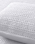 Accessorize Soho Waffle White Quilt Cover Set King