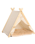 Pets Teepee Dogs Tent Removable and Washable Cats Tents Dog Cat Bed With Cushion