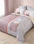 Duck Kids Quilt Cover Set - King Single Size