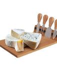 Bamboo Cheese Board and Knife Set