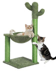 Cactus Cat Tree Tower Scratching Post Scratcher Kitten Condo House Play Bed Toys