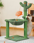 Cactus Cat Tree Tower Scratching Post Scratcher Kitten Condo House Play Bed Toys