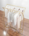 Commercial Clothing Garment Rack Retail Shop in Gold