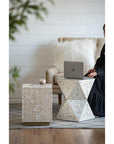 HAYMEN SQUARE SHELL STOOL/TABLE