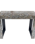 STONE HEDGE MOTHER OF PEARL HAND MADE CONSOLE TABLE