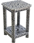 MOTHER OF PEARL NOIR OPULENCE SIDE TABLE