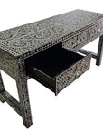 MOTHER OF PEARL OPULENT 3 DRAWER CONSOLE TABLE