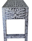 MOTHER OF PEARL OPULENT 3 DRAWER CONSOLE TABLE